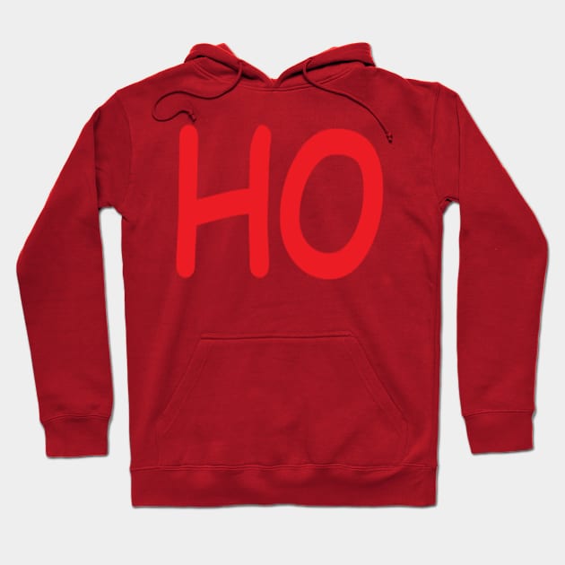 Red Ho Christmas Sweater Hoodie by CoolApparelShop